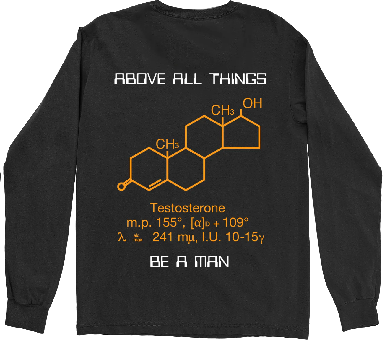 Be A Man Long Sleeve T-Shirt - Image 3