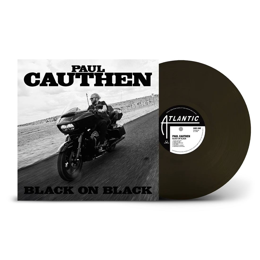 Black on Black Vinyl LP