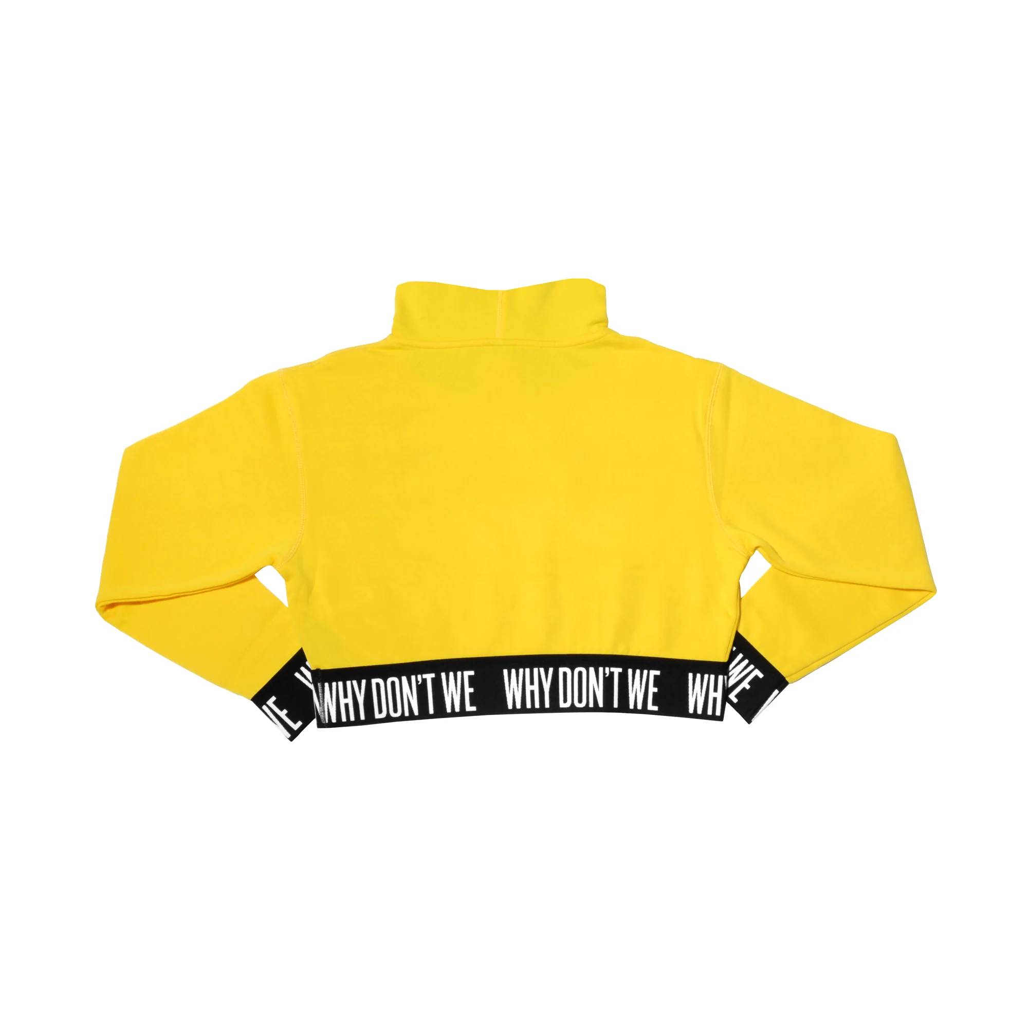 Crop Top Hoodie (Yellow) - Image 2