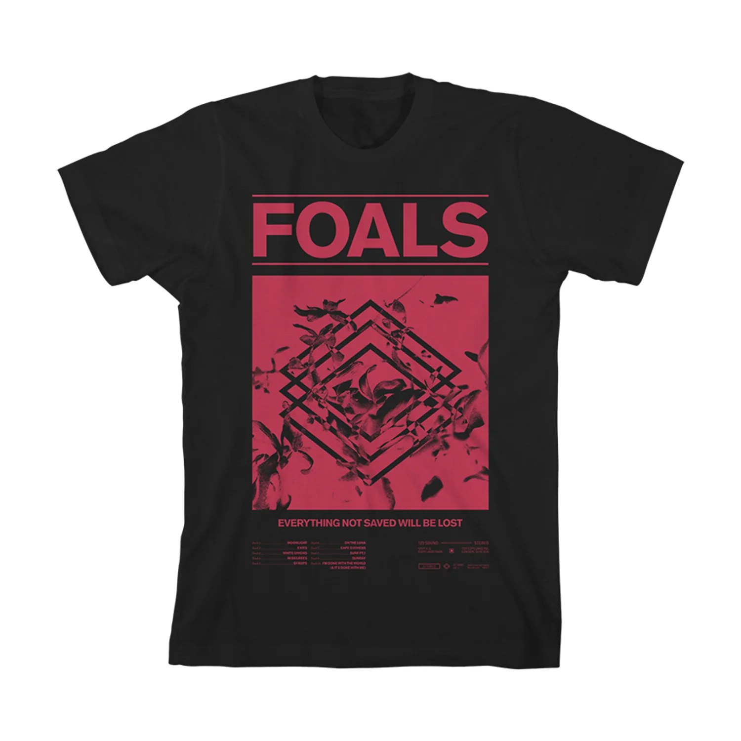 Diamond Flowers Tour Black T-Shirt - Image 3