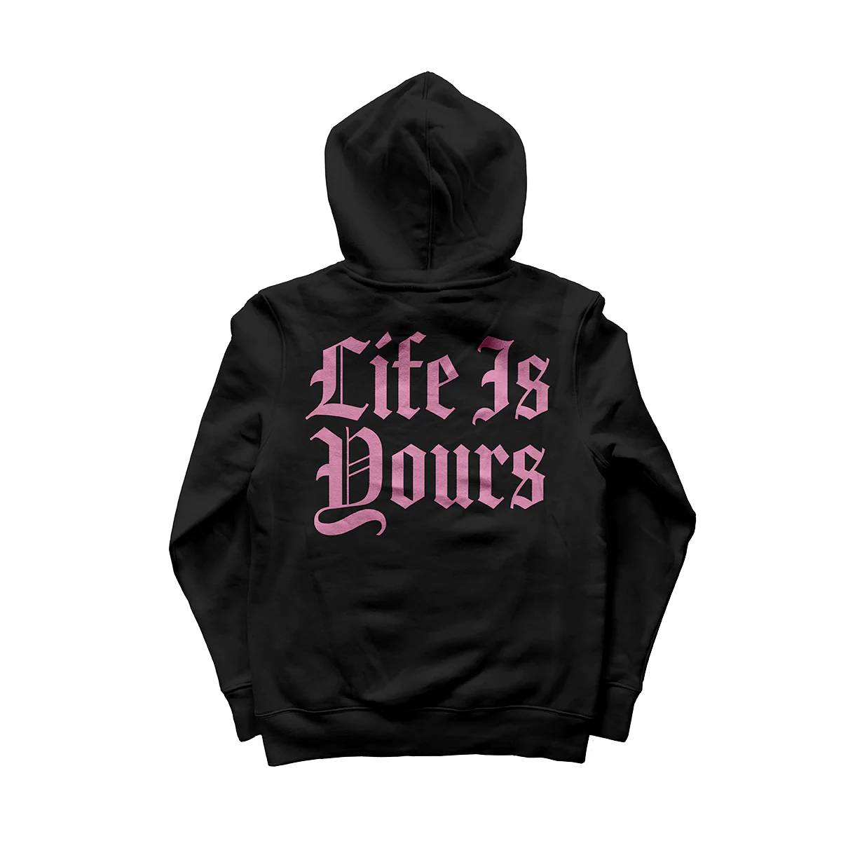 Life Is Yours Gothic Logo Hoodie - Image 3