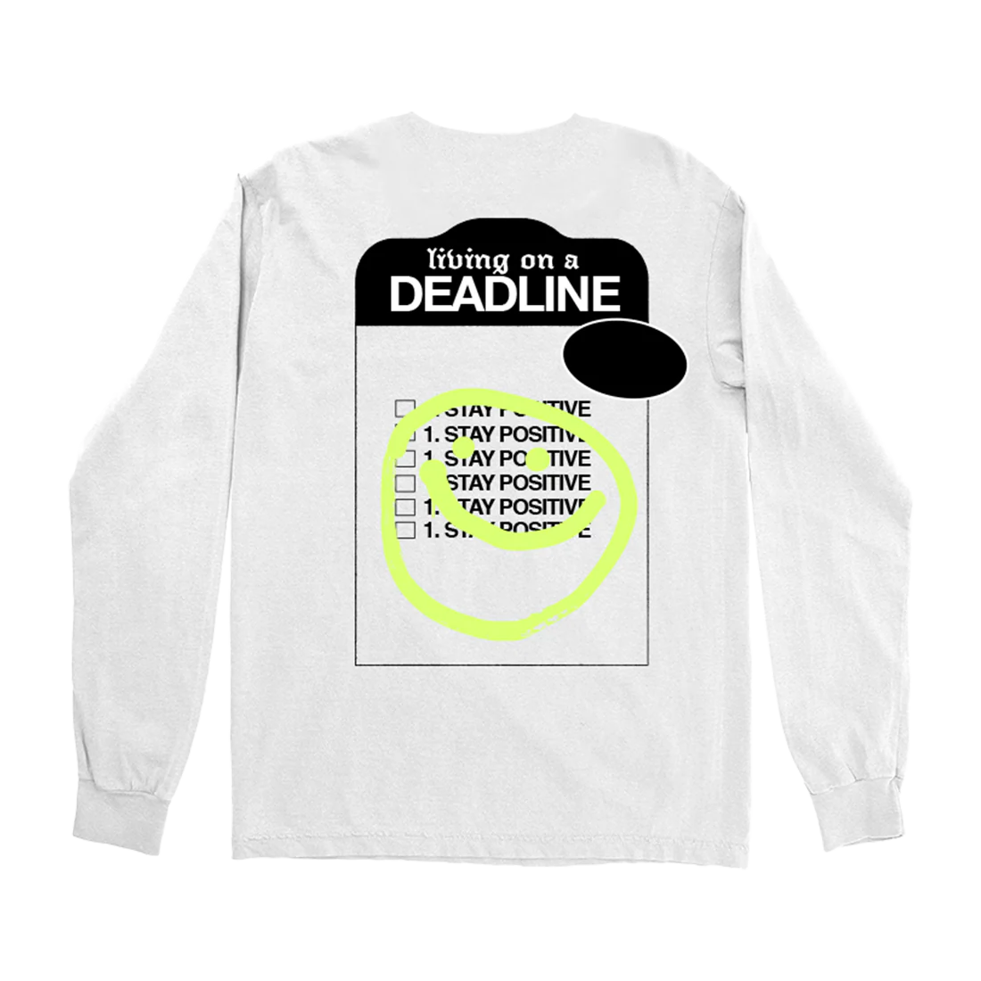 Living on a Deadline Long Sleeve T-shirt - Image 3