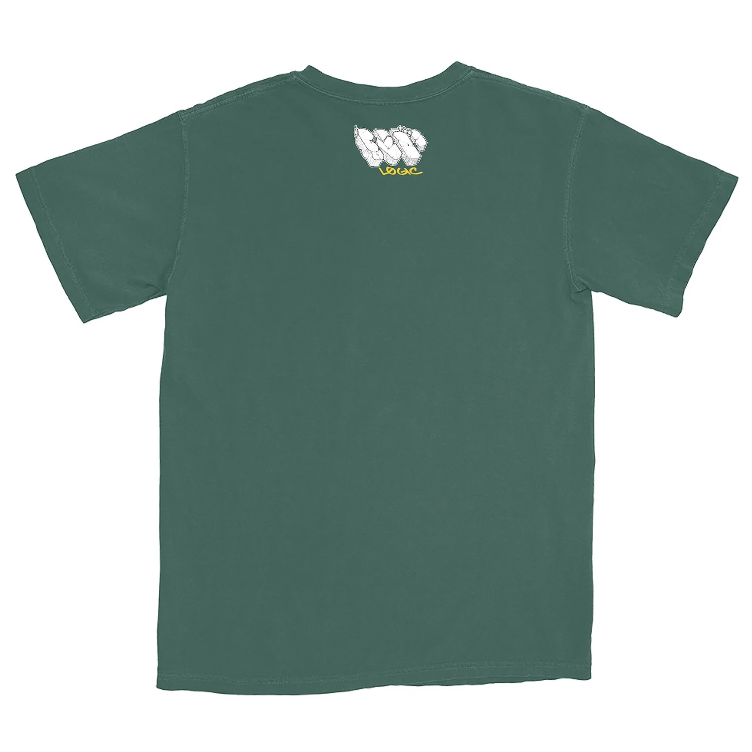 No Pressure Broken Logo Green T-Shirt - Image 3