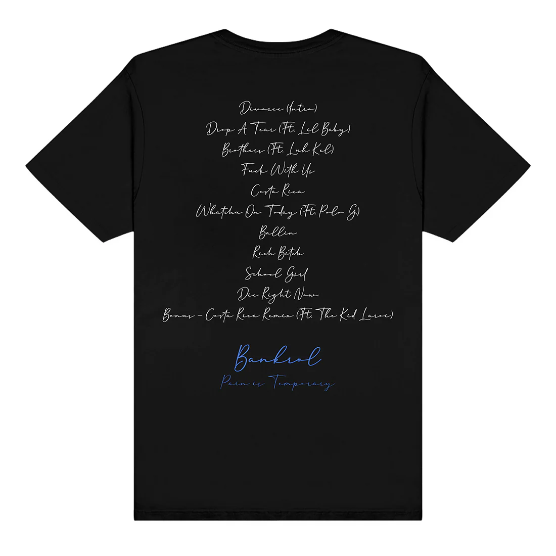 Pain is Temporary T-Shirt (Black) - Image 3