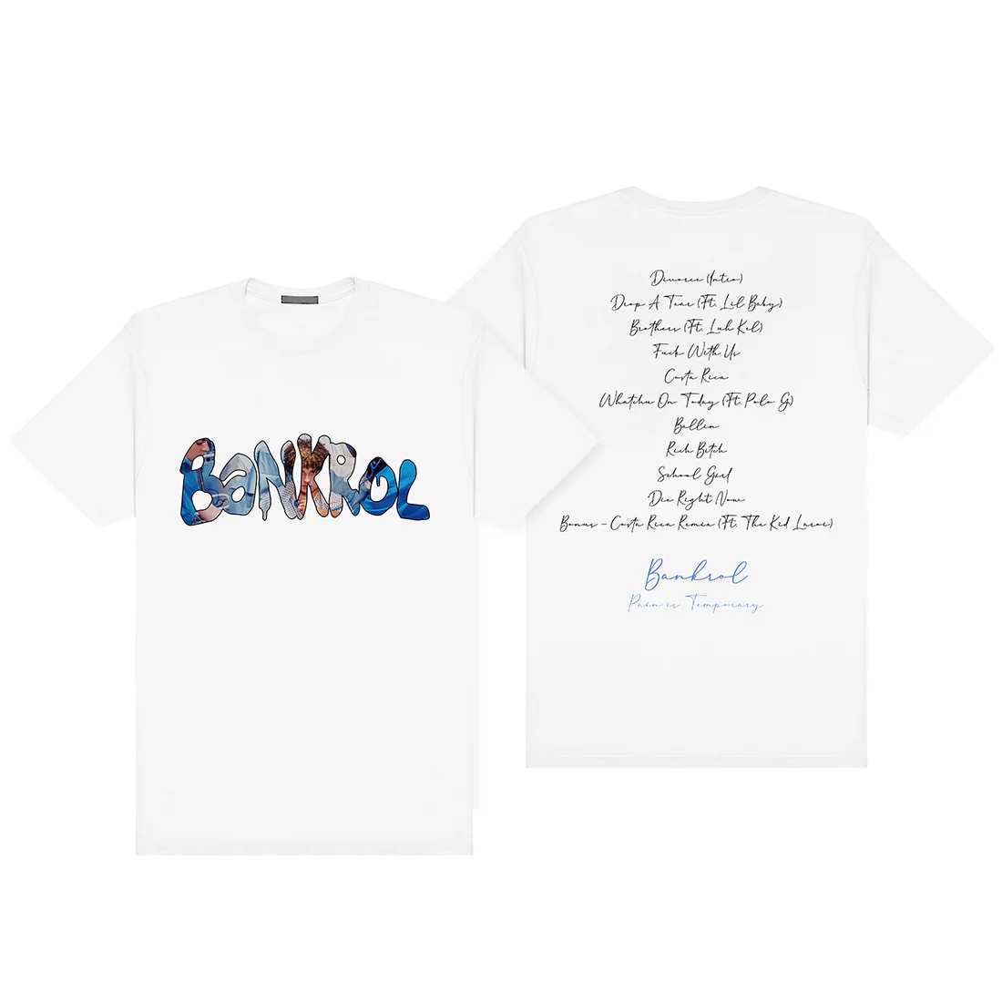 Pain is Temporary T-Shirt (White) - Image 3