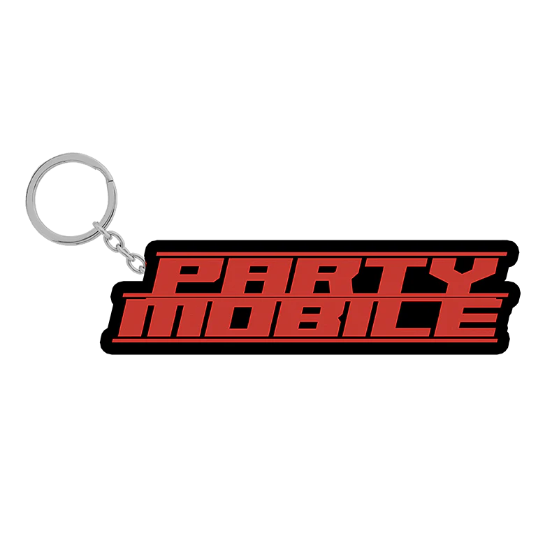 PARTYMOBILE Drop 2 Logo Keychain