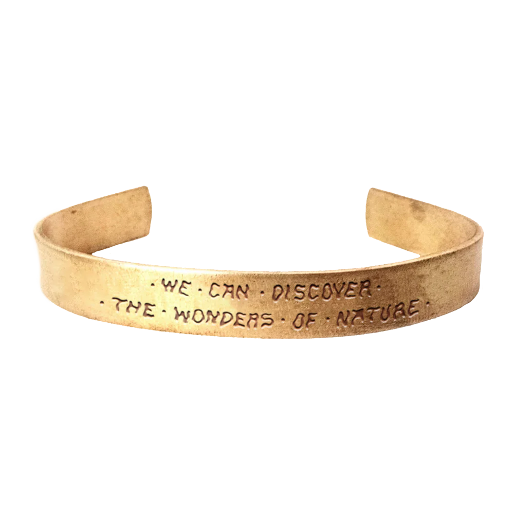 Sugar Magnolia Brass Cuff