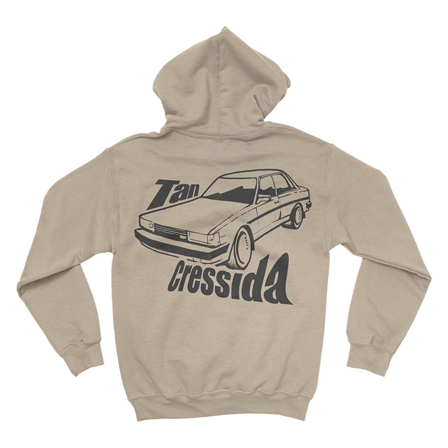 Tan Cressida Label Hoodie - Image 3