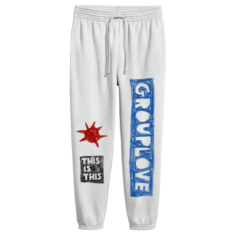 This Sun Sweatpants (White)